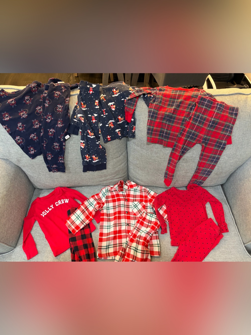 GAP and old navy holiday unisex pajamas